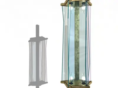 Max Ingrand - Fontana Arte - Floor lamp 3D model