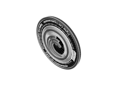 BitTorrent Coin v2 001 3D model