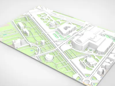 The Grand Palace France  3D print model