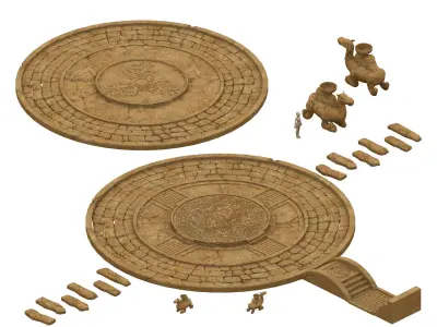 Desert Palace - Site - Camel 3D model