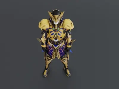 pubg mobile faroh character 3D model