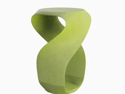 Twisted Stool for Childs B 04 3D model