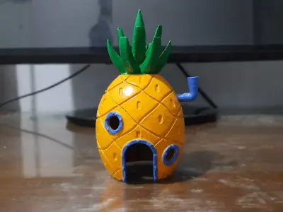 Spongebob pineapple house 3D print model