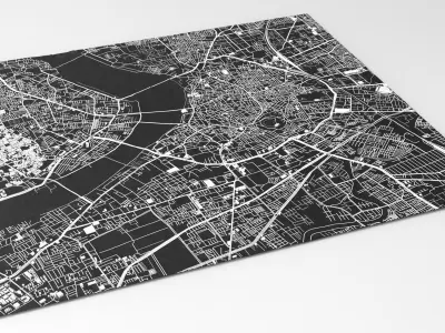 Cityscape Surat India 3D model