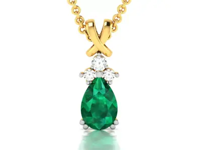 Women Pendant 3dm STL OBJ FBX Render Details 3D print model 23