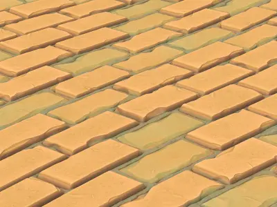 Stylized Brick Tileable Textures Texture