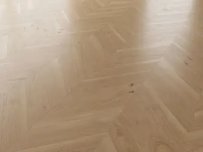 Parquet Oak Natural Brushed set 4 3D model