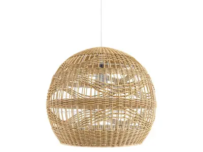 Amara Rattan Pendant Light 3D model