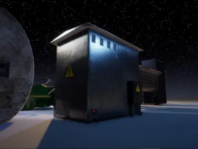 Transformer box - Gest Low-poly 3D model