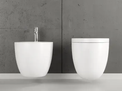 Ceramica Cielo Le Giare Wall-Hung WC 3D model