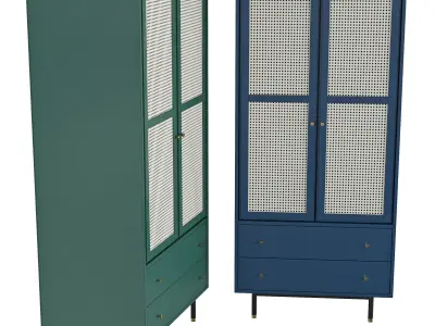 Homary-Nordic Green Closet 3D model