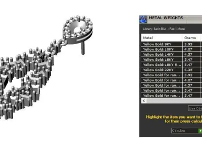 Half set 0075 3D print model