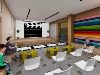 vunnuku cinema room Free 3D model