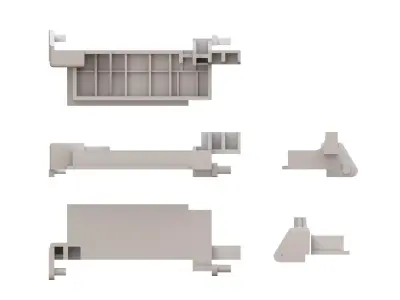 Door button for microwave 3D print model