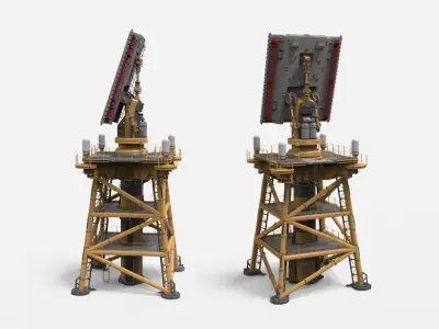 Sci-Fi antenna collection 1 3D model