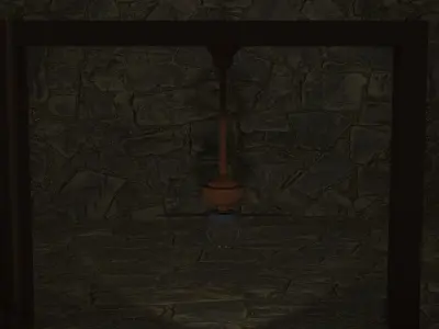 3D Ceiling Fan 3D model