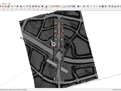 Sketchup Cultral Center J3 3D model