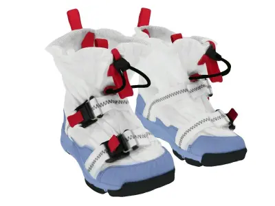 Tom Sachs x Nike Mars spacesuit shoes 3D model