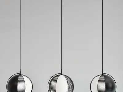 Pendant lamp Mondo Mondo Triplette Pendant 3D model