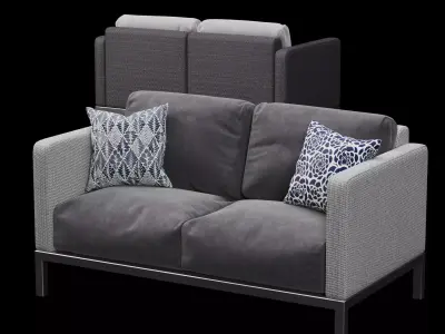 Outdoor sofa 2 3D model