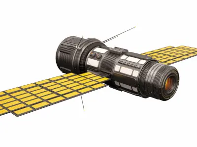 Sci Fi Satellite 03 3D model