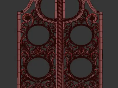 classic door Free 3D model purchase