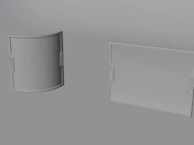 Windows SciFi  dusty look  3D model