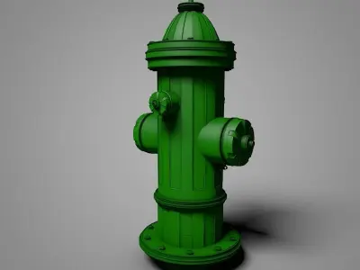 Fire hydrant 3D model