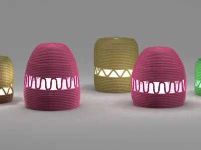 Paulo Lenti Agadir Lamp 3D model