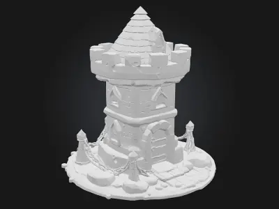 Crimson Tower 3D model