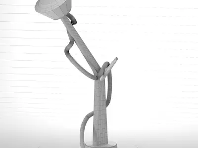 the snake lamp Free 3D model