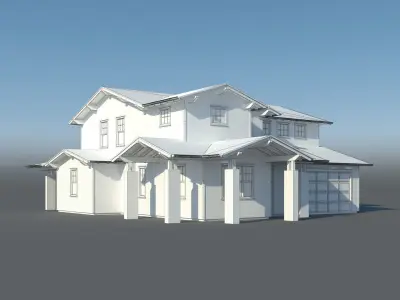 Generic House 006 3D model