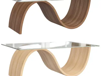 Schneider Living Essentials Pulse Coffee Table 3D model