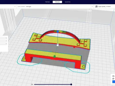handle door 1 3D print model