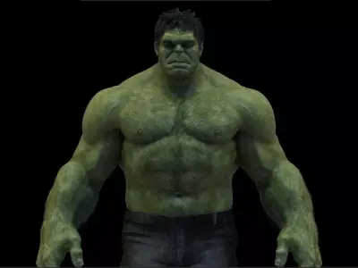 Hulk from Avengers 2012 3D model 3D model