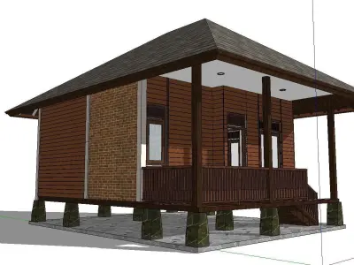 Creative Design-Holiday Cabin-062 3D model