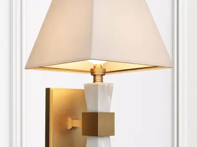 Quartz 1 Light Sconce 3D model