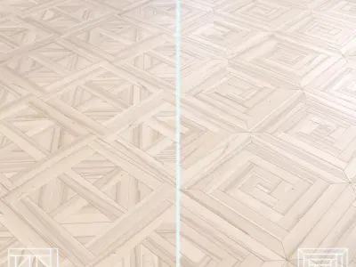 Parquet - Laminate - Wooden floor 2 in 1 Low-poly 3D model 129