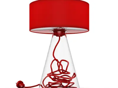 Glass Table Lamp 3D model buy