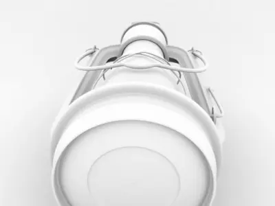 Kerosene lamp Realistic 3d model 3D model