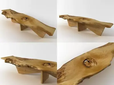 Butterfly Base coffee table 3D model