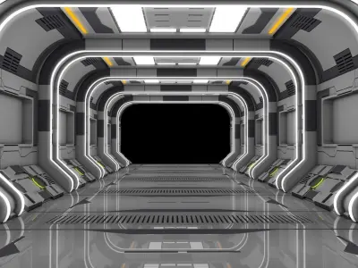 Sci Fi Corridor 3D model