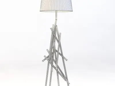 Zuo Drought Floor Lamp 3D model