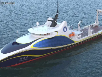  Zhu Hai Yun Ship for Transporting and Launching Drones 