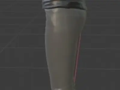 Female Outfit Low-poly 3D model 3D model