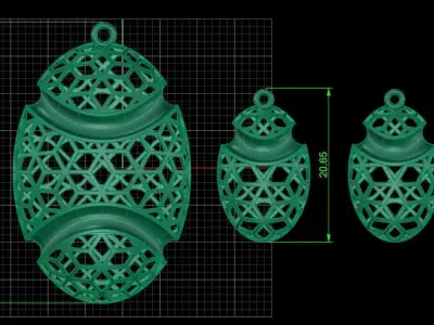 Half set 0023 3D print model