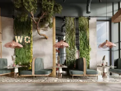 Coffee House 3D model