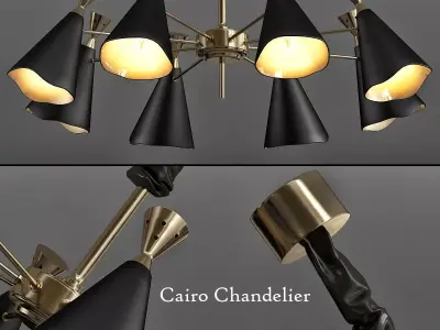 Delightfull Duke Chandelier 3D model