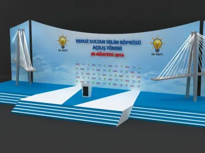 Special Opening Outdoor Stage 103 3D model