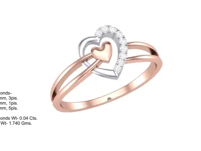 Delicate Ring - 44 3D print model
